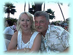 Bob and Carolyn on their honeymoon